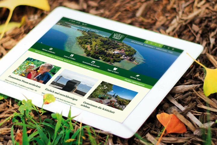 Responsive Website für Insel Mainau