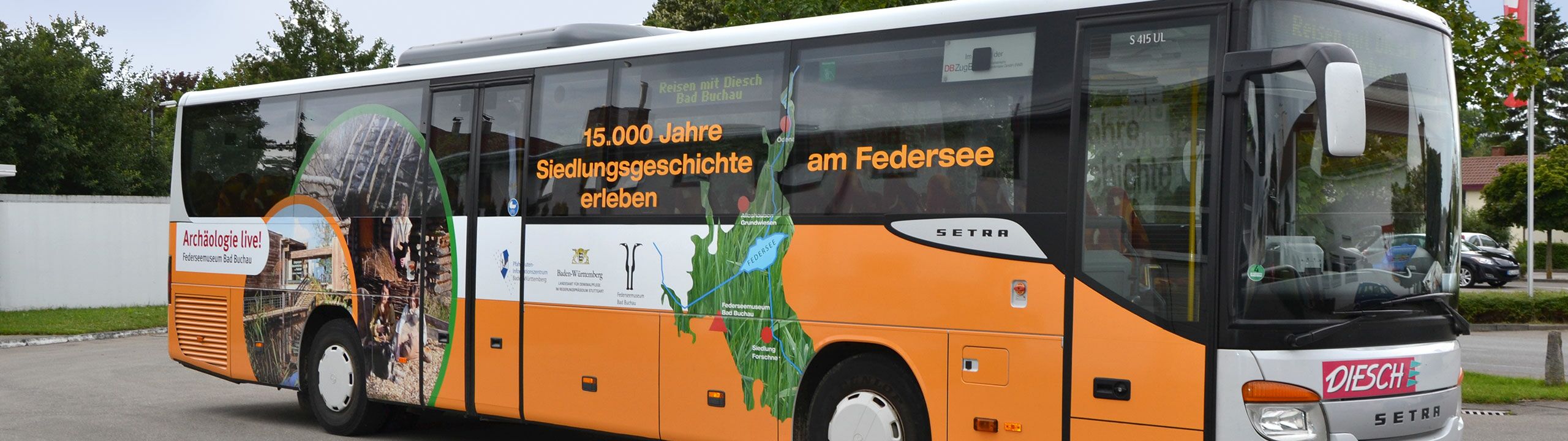 Buswerbung in Sachen Unesco Welterbe