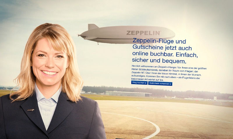 Deutsche Zeppelin-Reederei Digitale Vermarktung